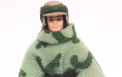 Princess Leia in Combat Poncho 1984